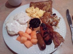 breakfast buffet at Monte Carlo