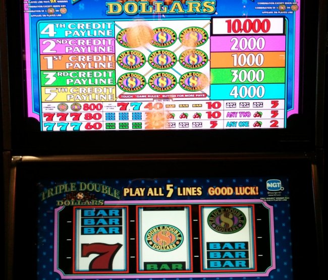 Triple Double Dollars Reel Depth Slot