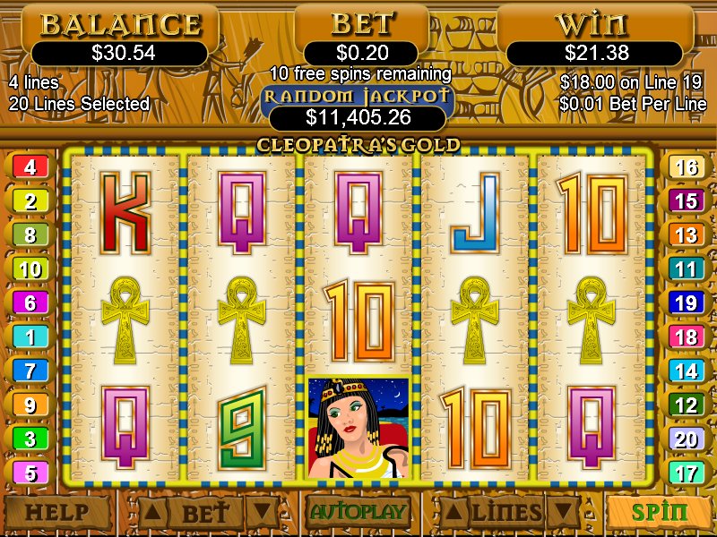 Cleopatra's Gold Video Slot