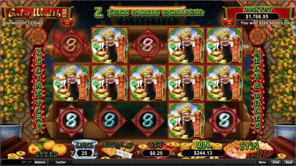 play God Of Wealth at Intertops Casino